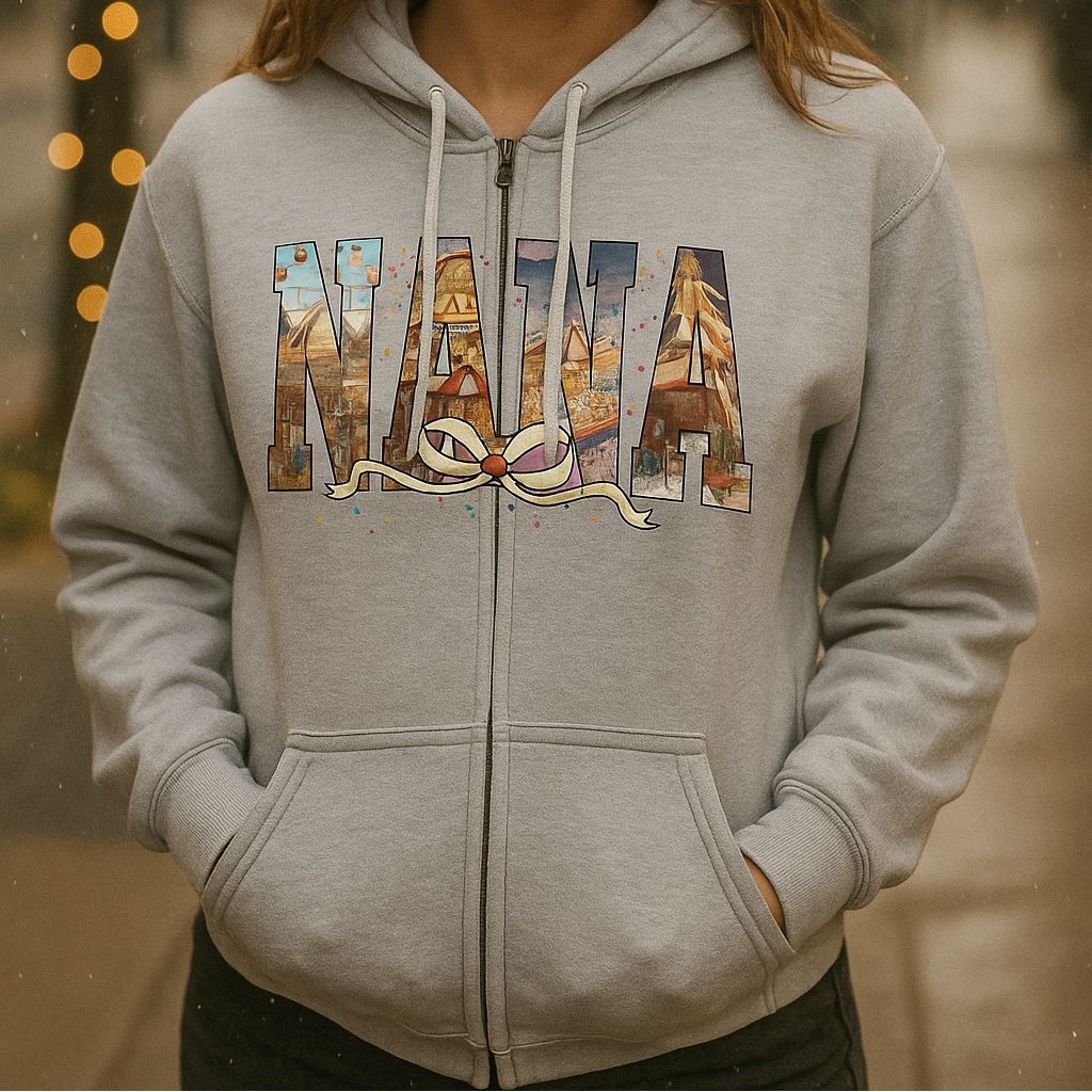 NANA Christmas Zip Hoodie – ZH1