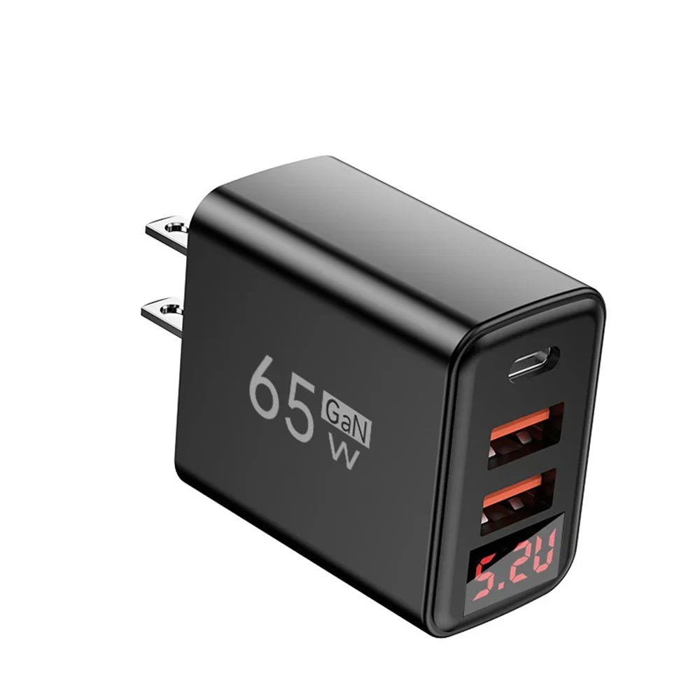 Anker - 65W GaN 3 Port Fast Charger