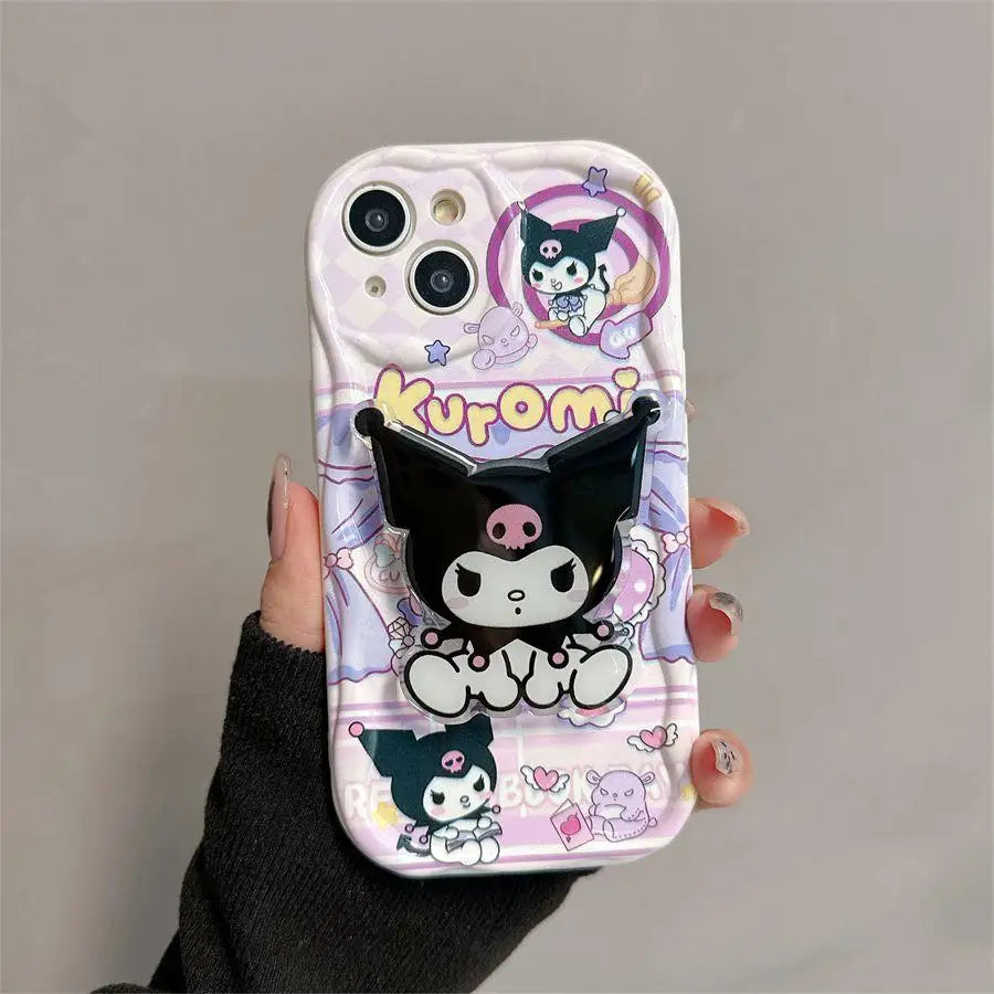 Kuromi x Hello Kitty Bracelet IPhone Case