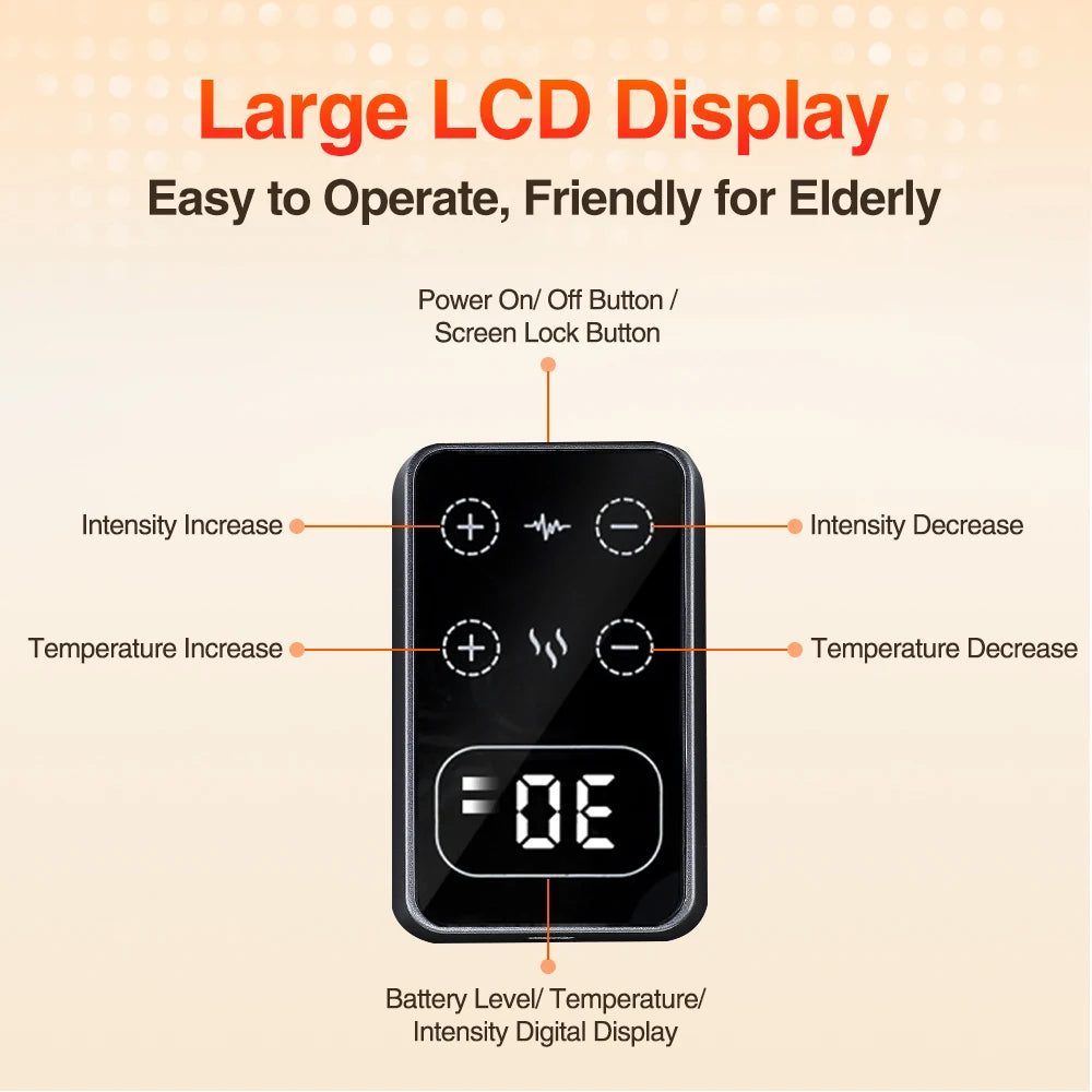 Electric Knee Heating Massager – Fast Pain Relief With 5 Smart Levels For Knees & Legs