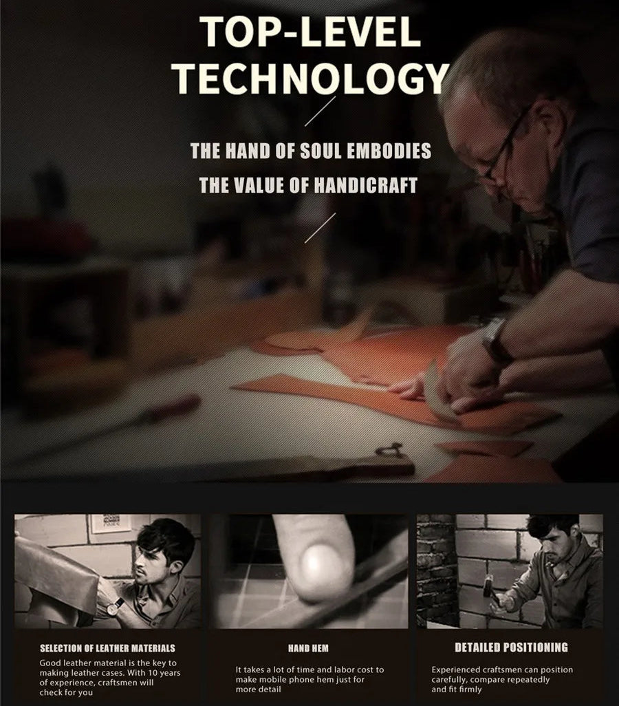 Handcrafted Sheepskin Feel Magnetic IPhone Case