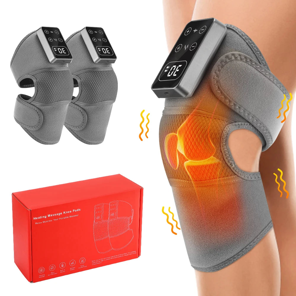 Electric Knee Heating Massager – Fast Pain Relief With 5 Smart Levels For Knees & Legs