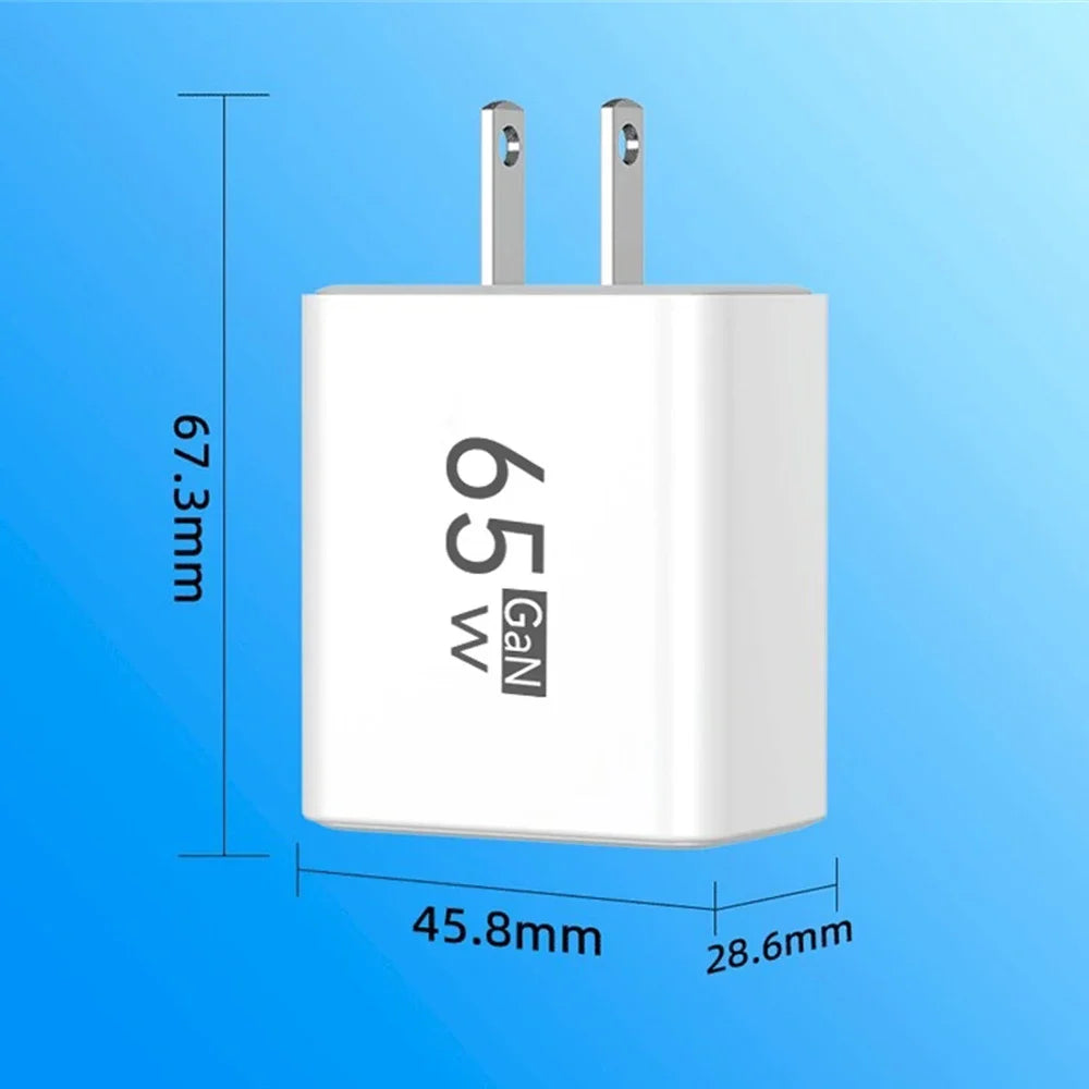 Anker - 65W GaN 3 Port Fast Charger
