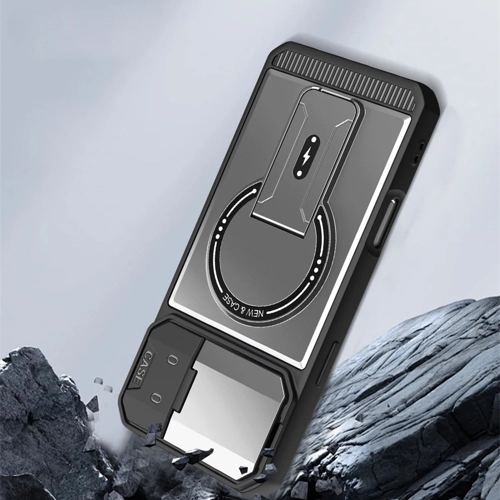 Flip Magnetic Armor IPhone Case