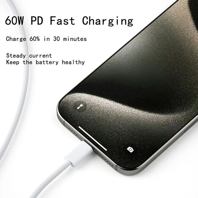 Anker - Type-C 60W Fast Charging Cable