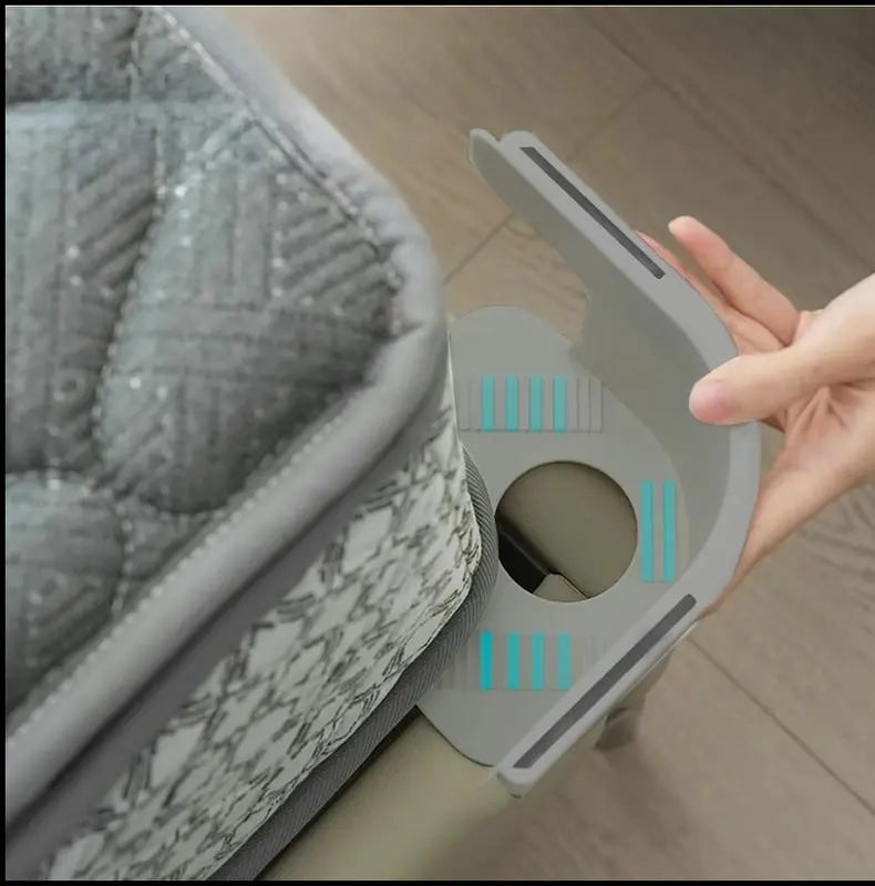 Secure Sheet Holder Straps – Heavy-Duty Bed Sheet Fasteners, Universal Fit, Easy One-Time Installation, Set of 4 (Grey & White)