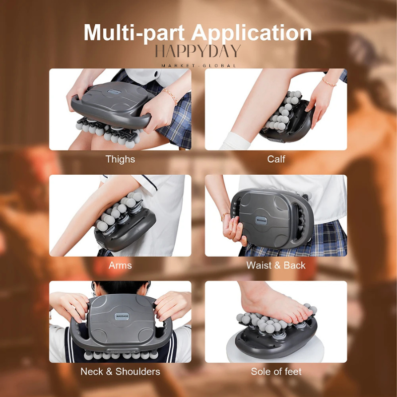 HAPPYDAY - 42-Heads Fascia Gun – Professional Deep Tissue Muscle Massager