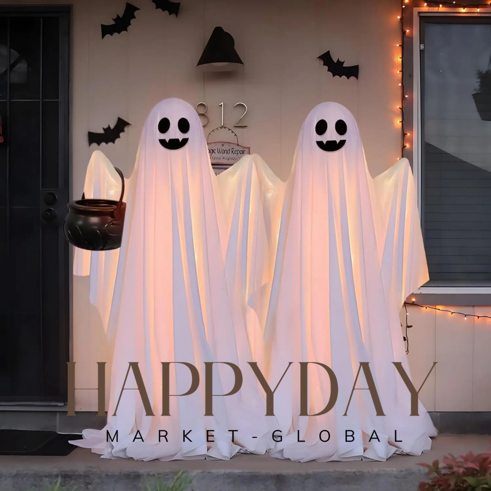 Glowing Standing Ghost – 165cm LED