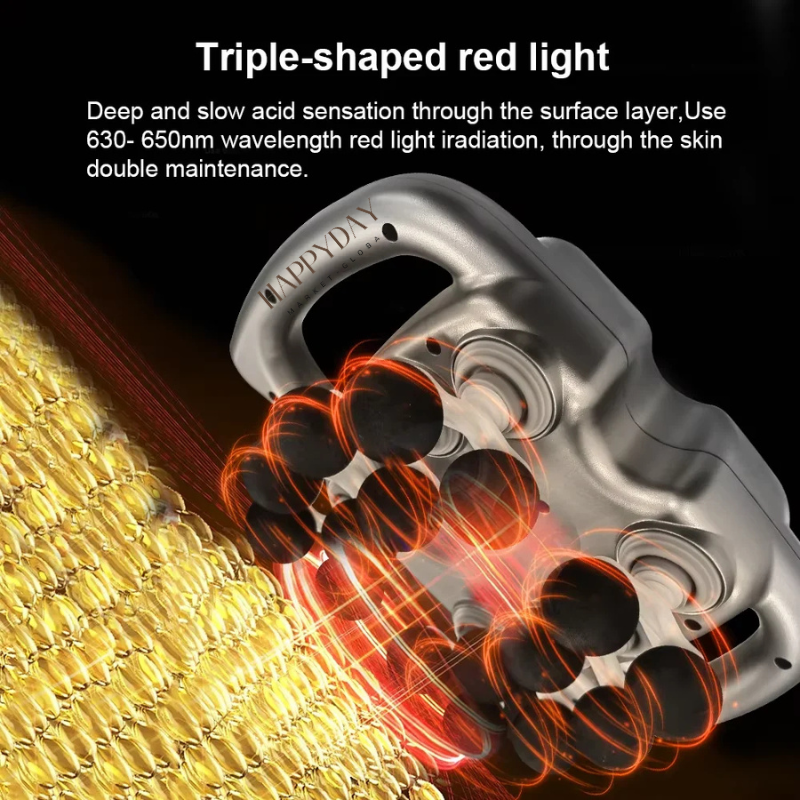 HAPPYDAY - Deep Tissue Massage Gun | 16 Heads Fascia Muscle Massager