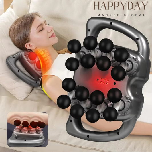 HAPPYDAY - Deep Tissue Massage Gun | 16 Heads Fascia Muscle Massager