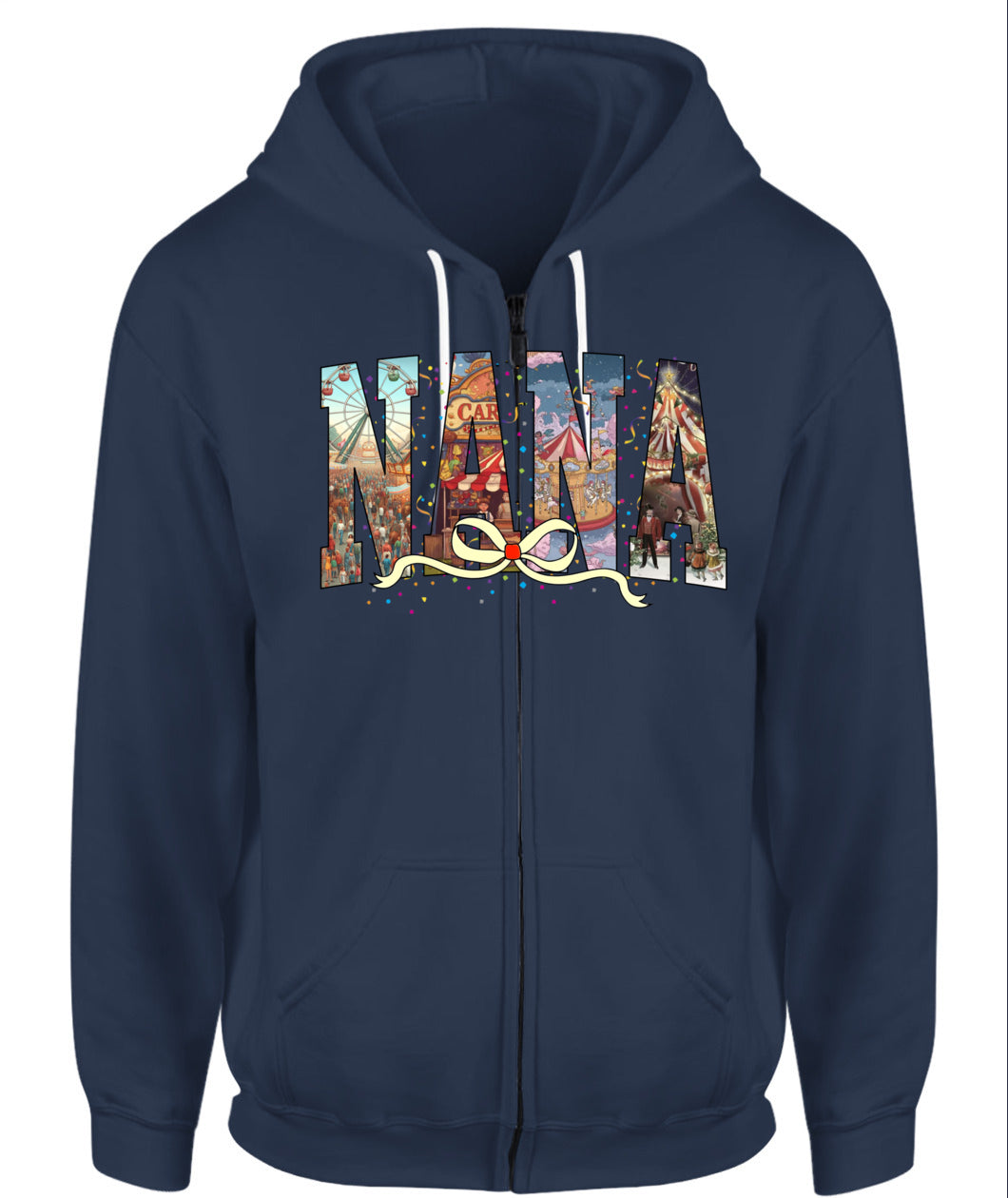 NANA Christmas Zip Hoodie – ZH1