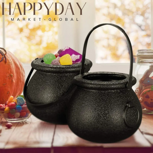 Mini Cauldron Buckets - Halloween Candy Holders