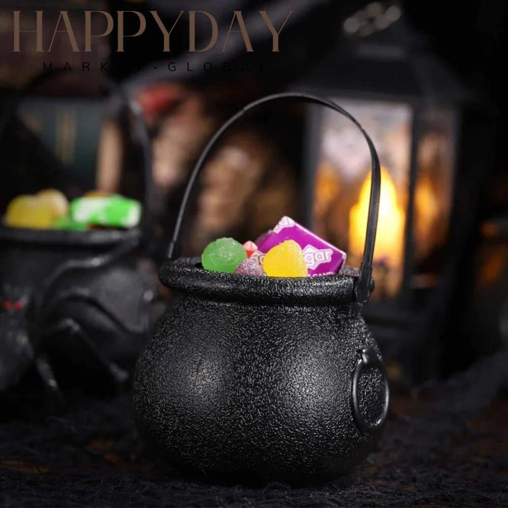 Mini Cauldron Buckets - Halloween Candy Holders