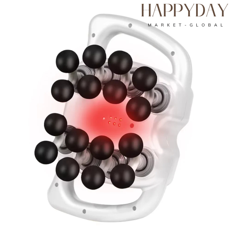 HAPPYDAY - Deep Tissue Massage Gun | 16 Heads Fascia Muscle Massager