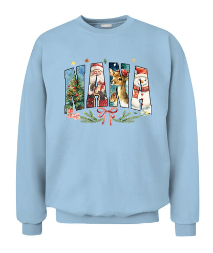 NANA Christmas Crewneck Sweatshirt – CS1