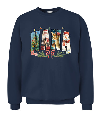 NANA Christmas Crewneck Sweatshirt – CS1