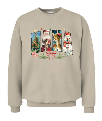 NANA Christmas Crewneck Sweatshirt – CS1