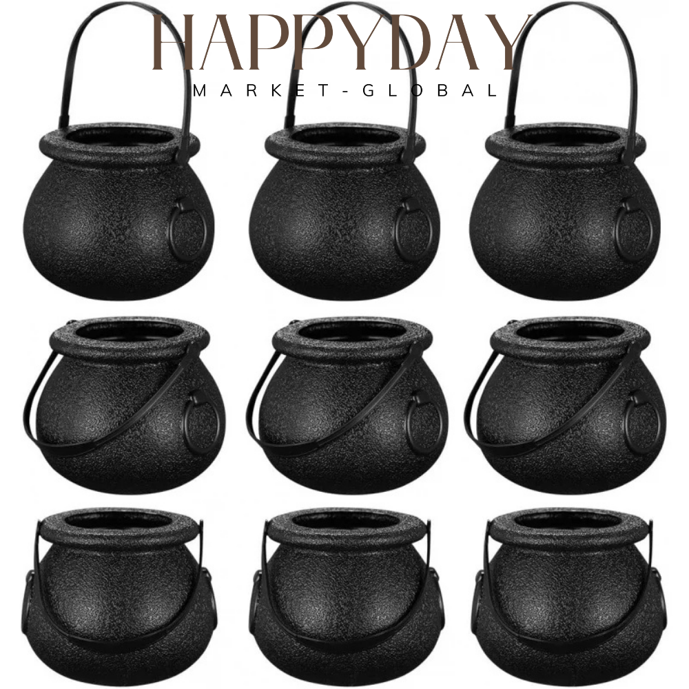 Mini Cauldron Buckets - Halloween Candy Holders