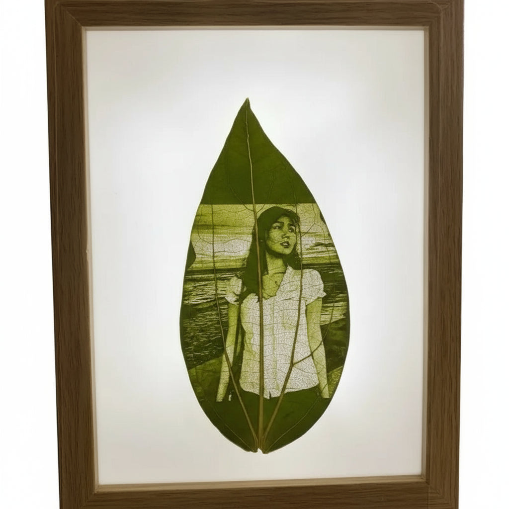 Handcrafted Leaf Engraving — Turn Any Image into a Work of Nature