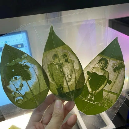 Handcrafted Leaf Engraving — Turn Any Image into a Work of Nature