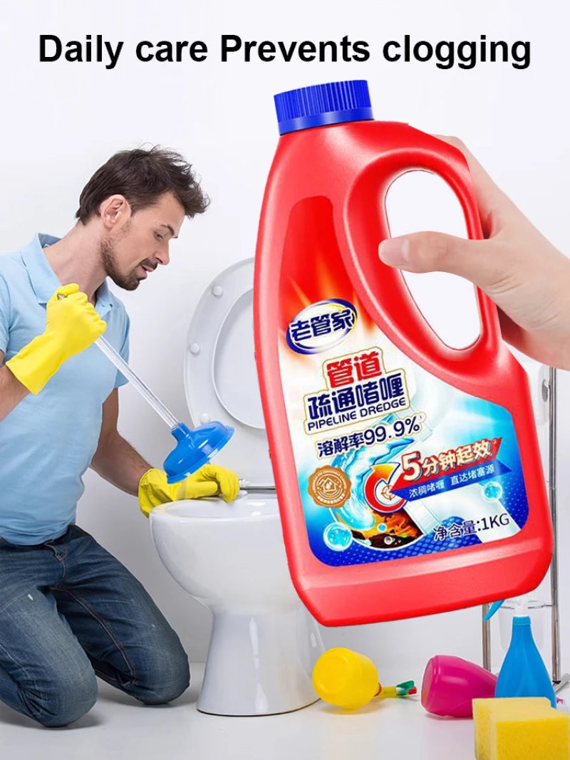 Gentle Kitchen Pipe Cleaner – Powerful & Safe Drain Unblocker