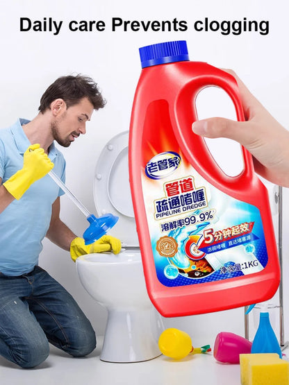 Gentle Kitchen Pipe Cleaner – Powerful & Safe Drain Unblocker