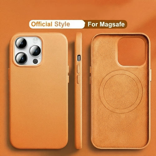 Handcrafted MagSafe Leather IPhone Case