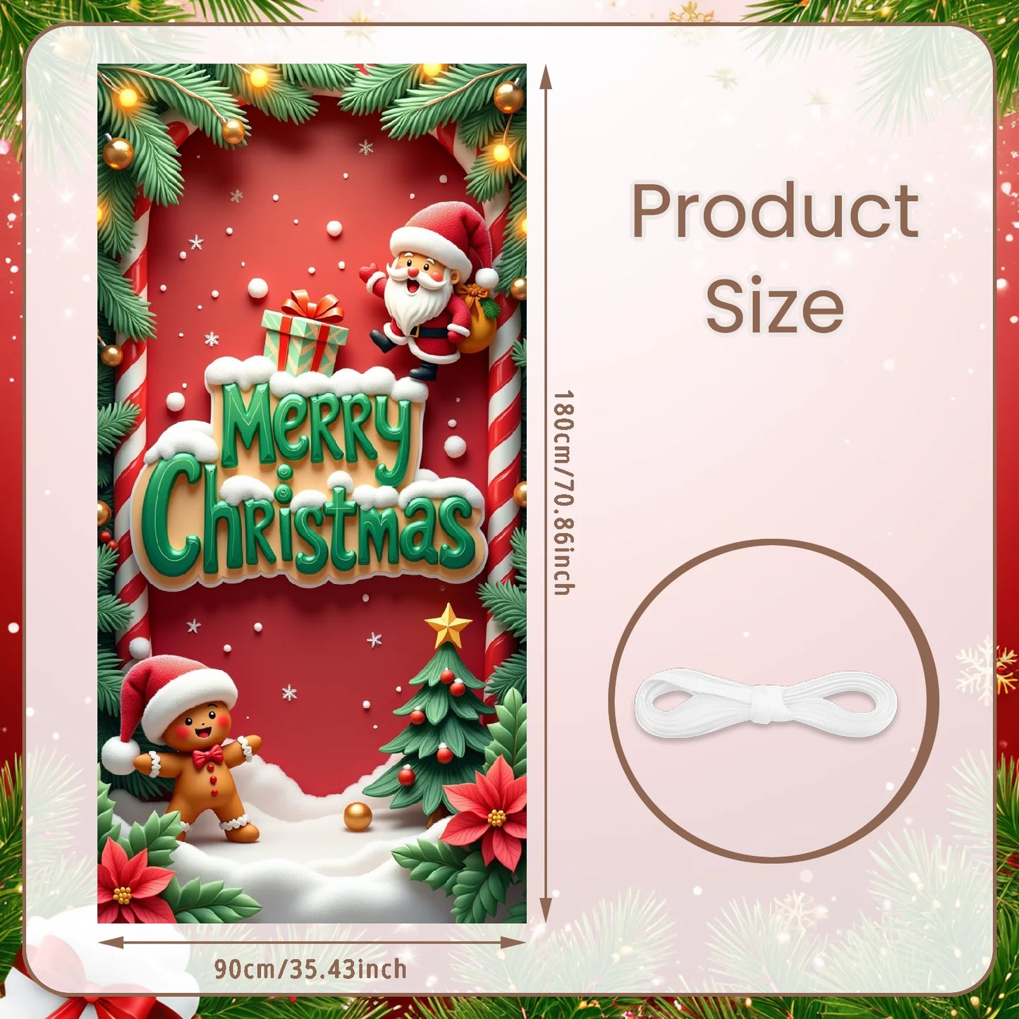 Christmas Door Cover Decorations