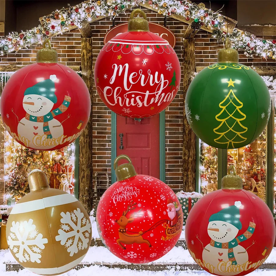 Giant Inflatable Christmas Ball — Make Your Yard Shine This Holiday!