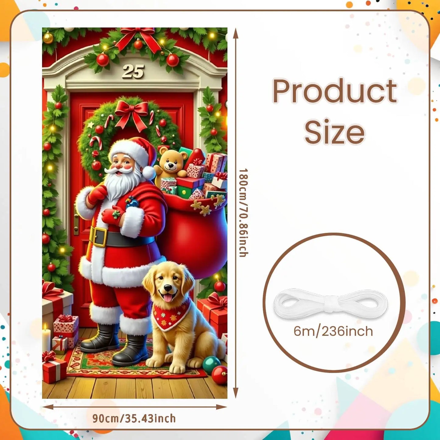 Christmas Door Cover Decorations