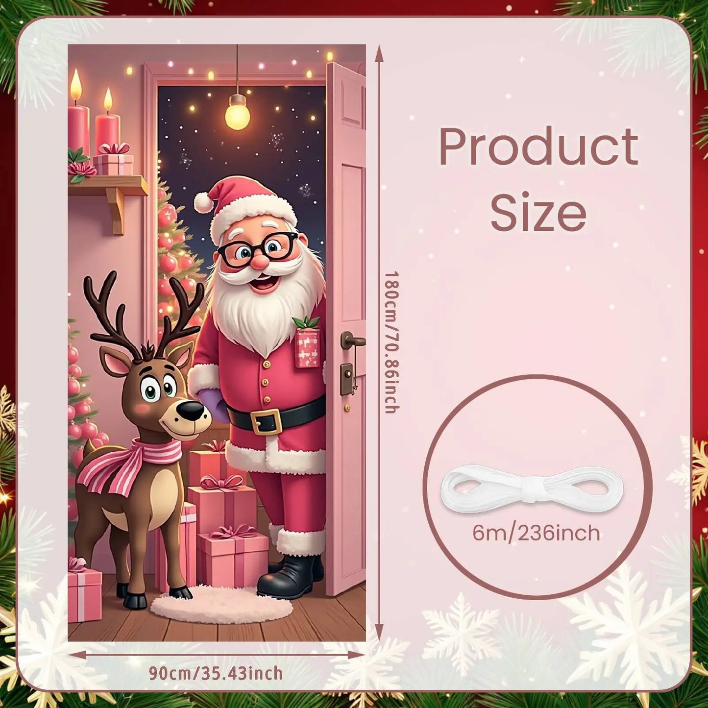 Christmas Door Cover Decorations