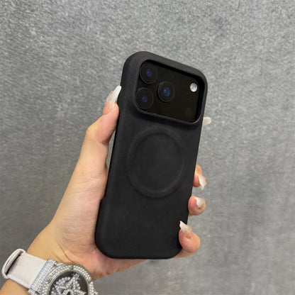 Handcrafted Sheepskin Feel Magnetic IPhone Case