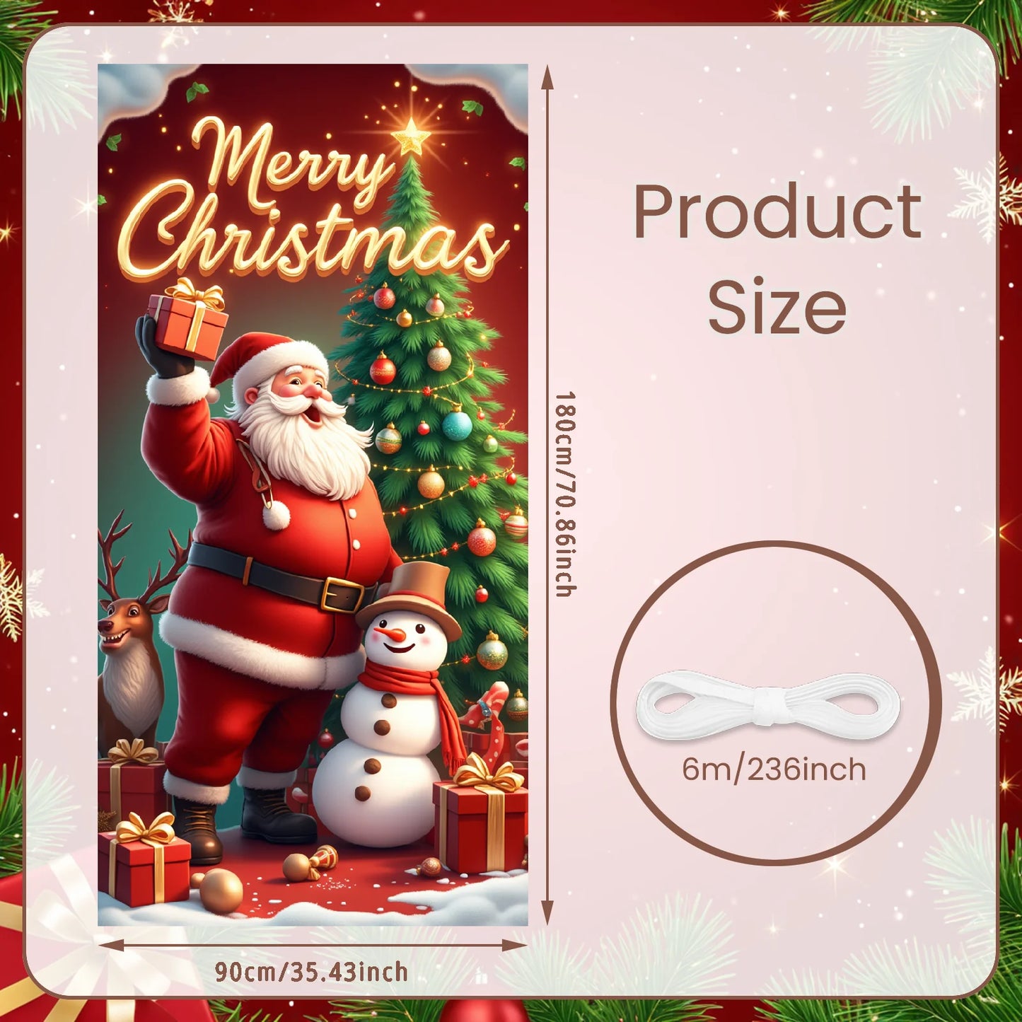 Christmas Door Cover Decorations