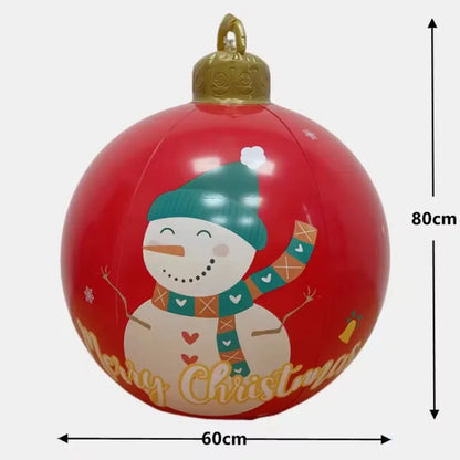 Giant Inflatable Christmas Ball — Make Your Yard Shine This Holiday!