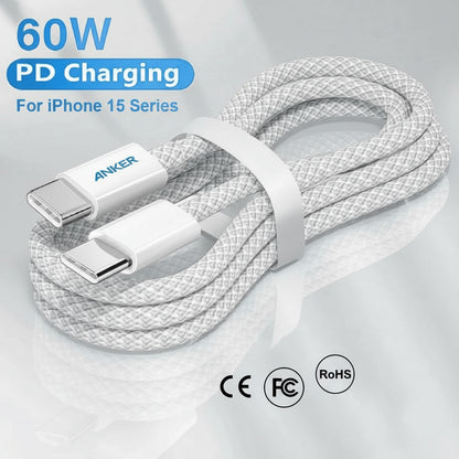 Anker - Type-C 60W Fast Charging Cable