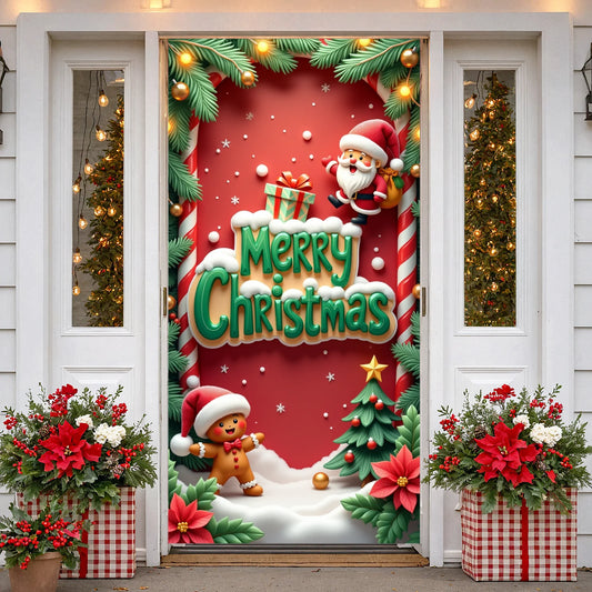 Christmas Door Cover Decorations
