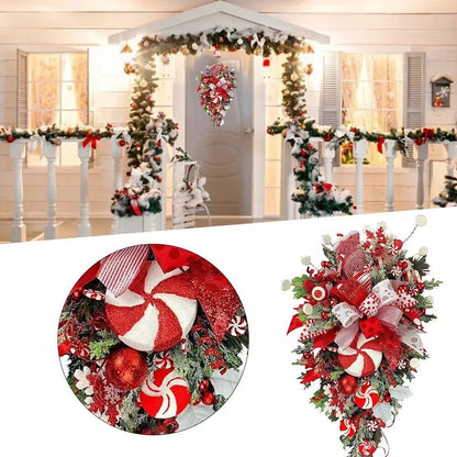 Peppermint Candy Christmas Wreath