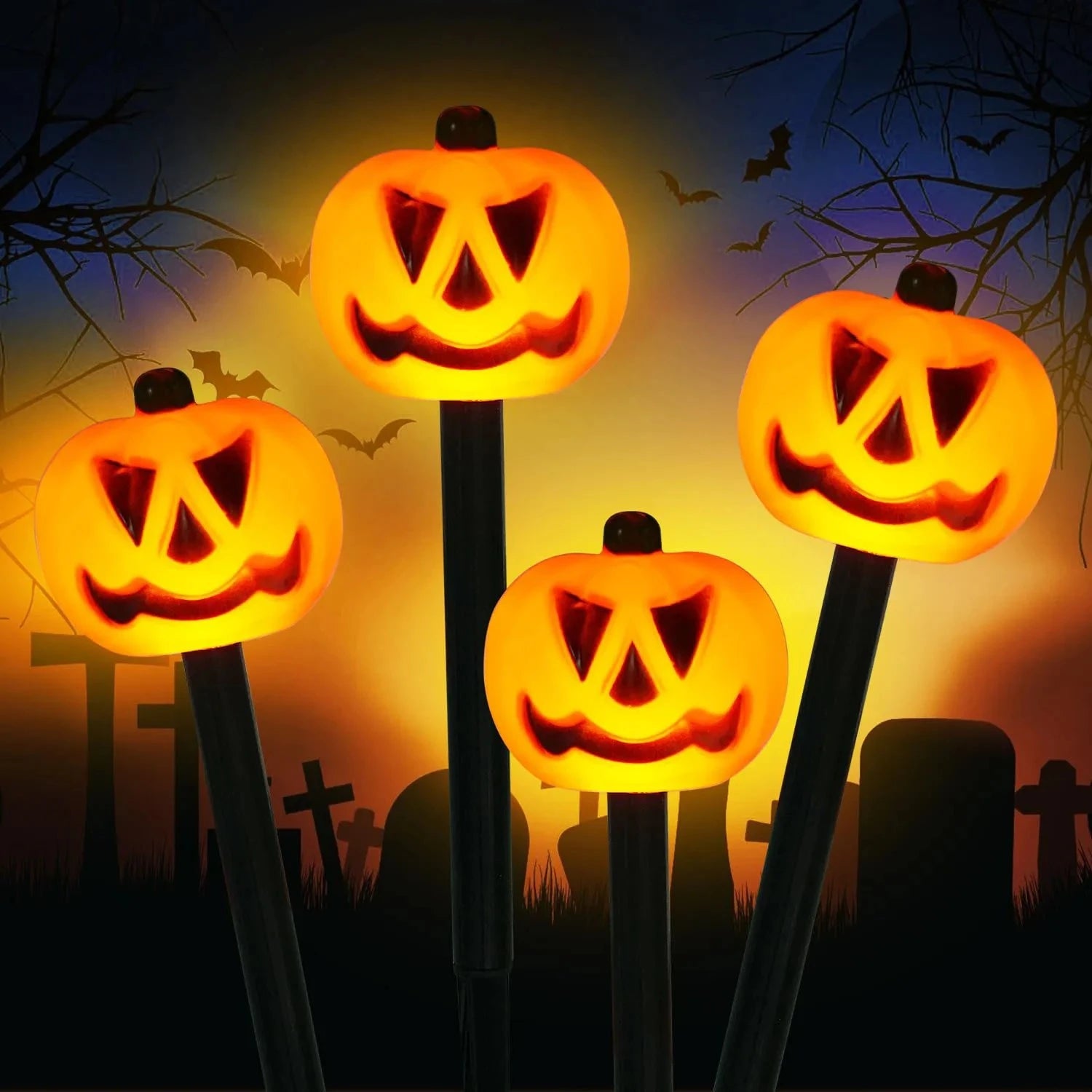 Solar Halloween Pathway Lights
