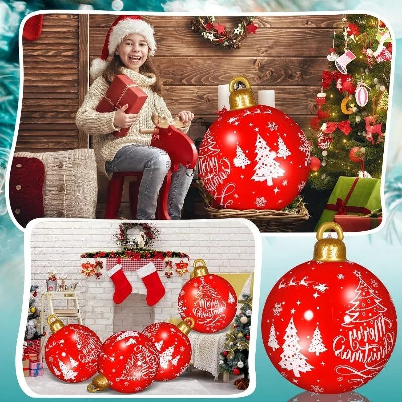 Giant Inflatable Christmas Ball — Make Your Yard Shine This Holiday!