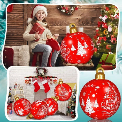 Giant Inflatable Christmas Ball — Make Your Yard Shine This Holiday!
