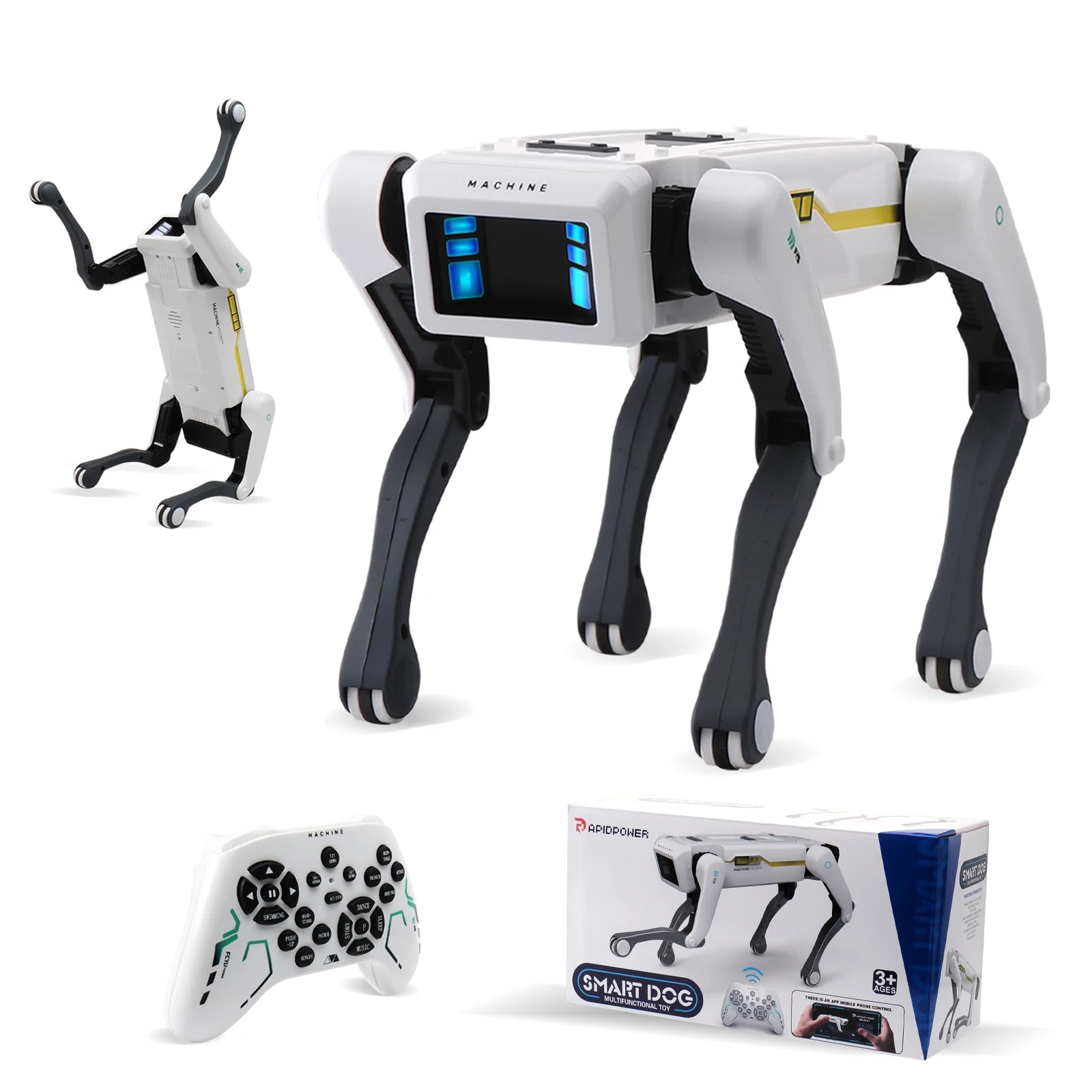 AI Robot Dog – Interactive Smart Pet with Voice Commands, App Control & Programmable Tricks