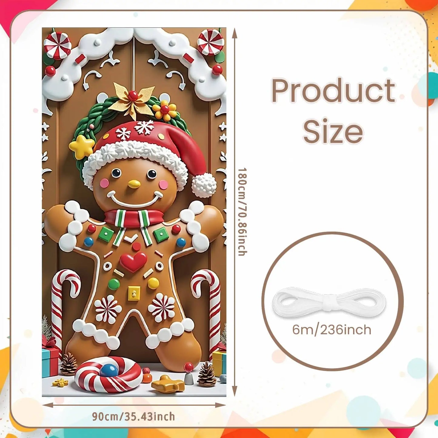 Christmas Door Cover Decorations