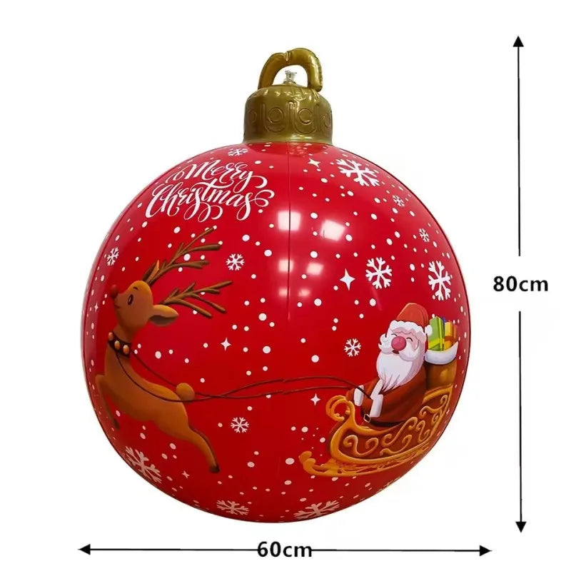 Giant Inflatable Christmas Ball — Make Your Yard Shine This Holiday!