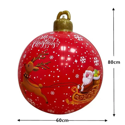 Giant Inflatable Christmas Ball — Make Your Yard Shine This Holiday!