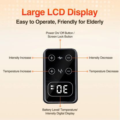 Electric Knee Heating Massager – Fast Pain Relief With 5 Smart Levels For Knees & Legs