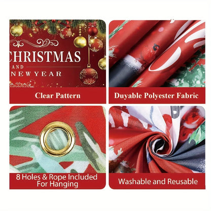 Merry Christmas Garage Banner