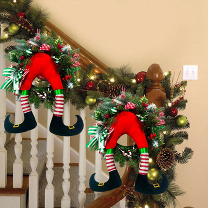 Cheeky Elf Butt Wreath