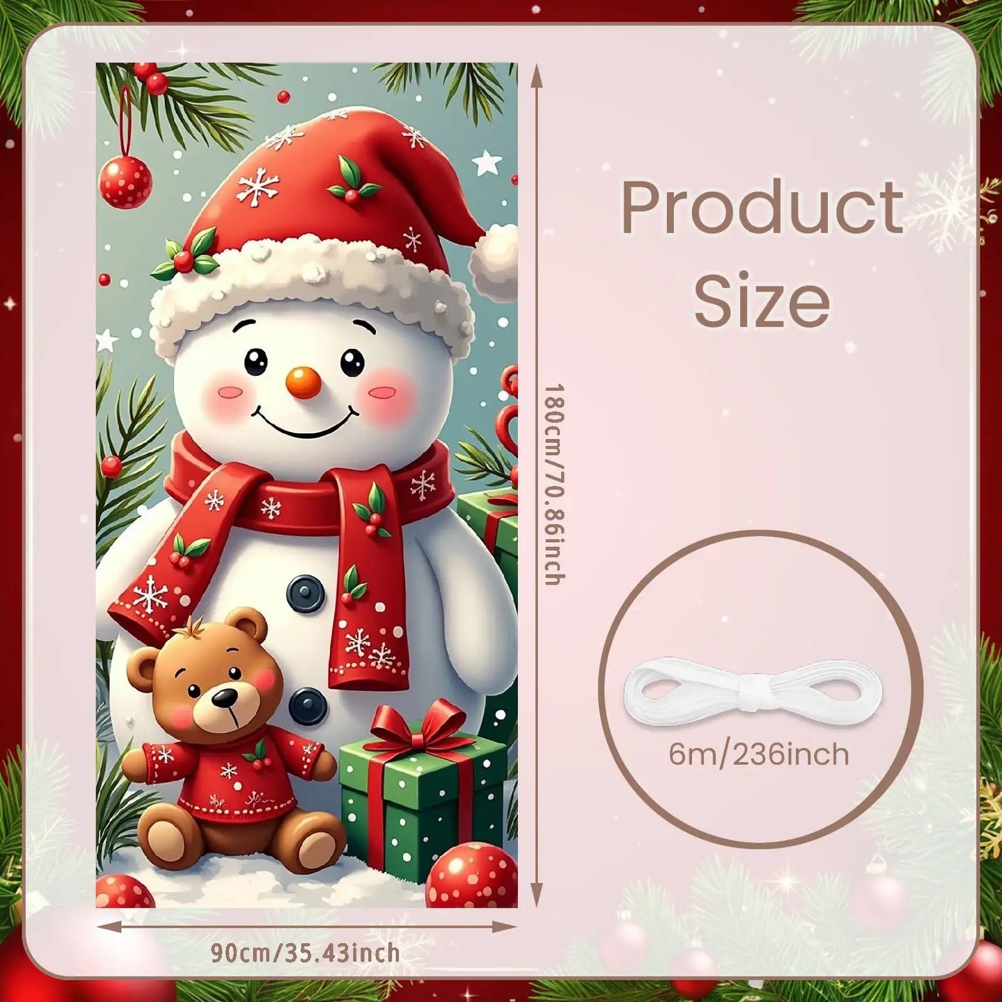 Christmas Door Cover Decorations