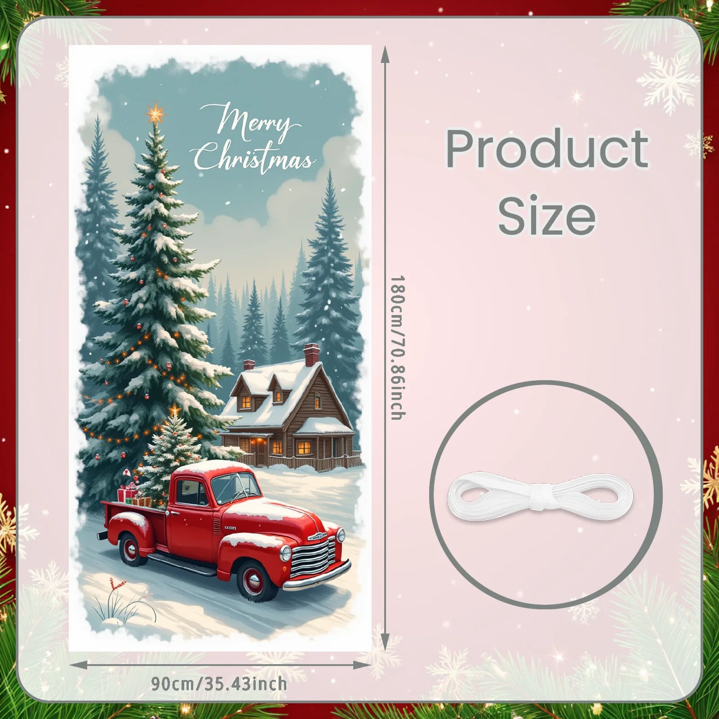 Christmas Door Cover Decorations