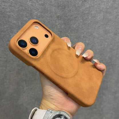 Handcrafted Sheepskin Feel Magnetic IPhone Case